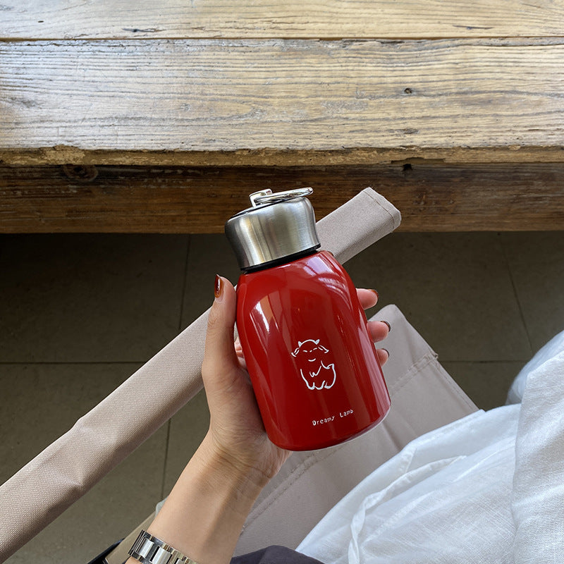 Cute Mini Water Bottle with Keychain – Portable Reusable Bottle & Bag Charm