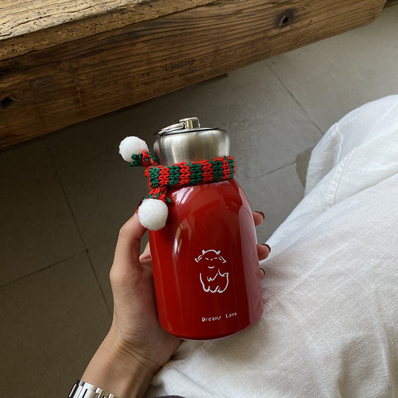 Cute Mini Water Bottle with Keychain – Portable Reusable Bottle & Bag Charm